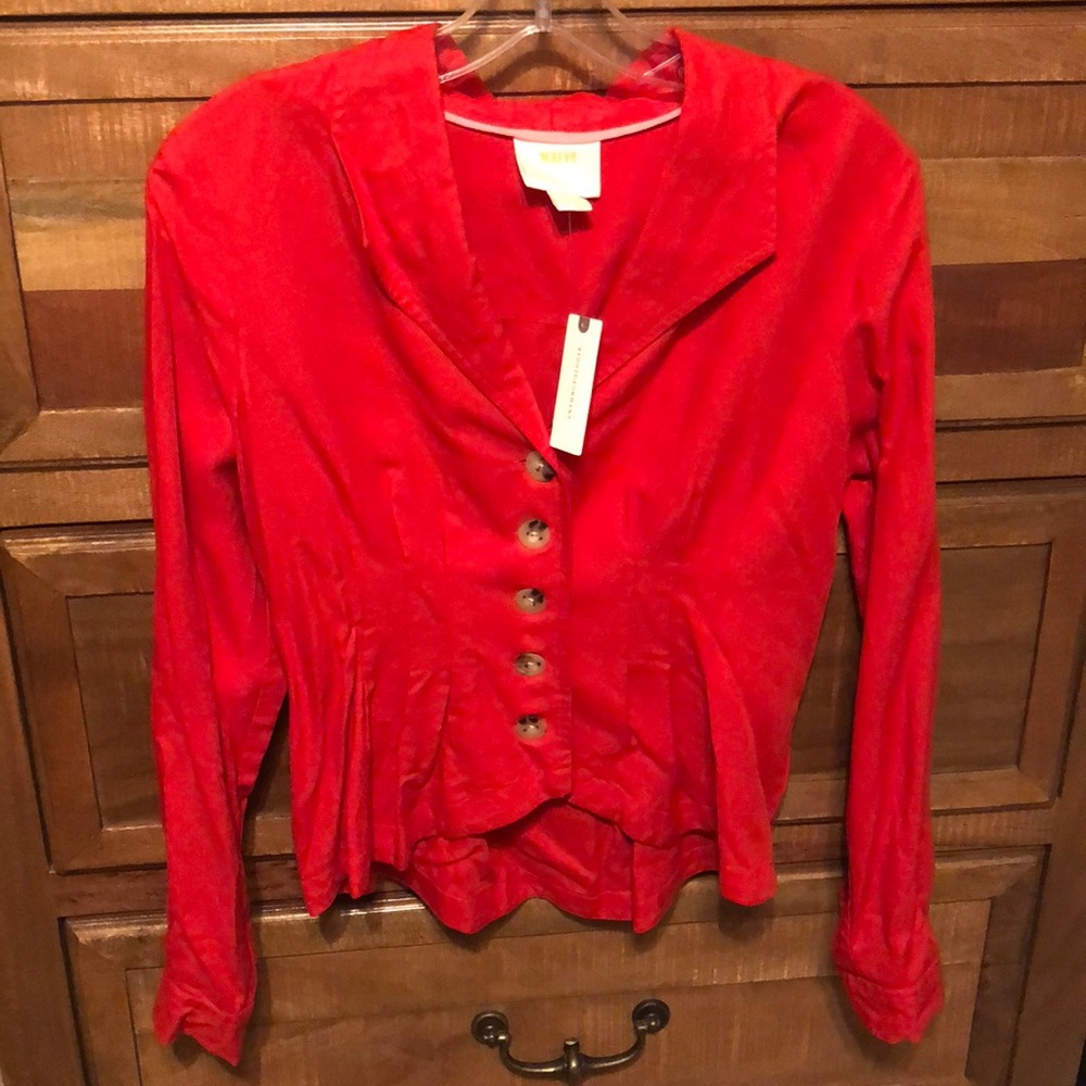 Anthropologie blazer top